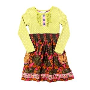 Matilda Jane ‘As A Princess’ Floral & Doll Print Pocket Lap Dress (6)